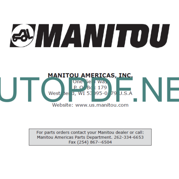 MHT 780 L HT E3 OPERATOR MANUAL