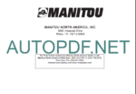 MHT 10210 L E3 OPERATOR SERVICE MANUAL