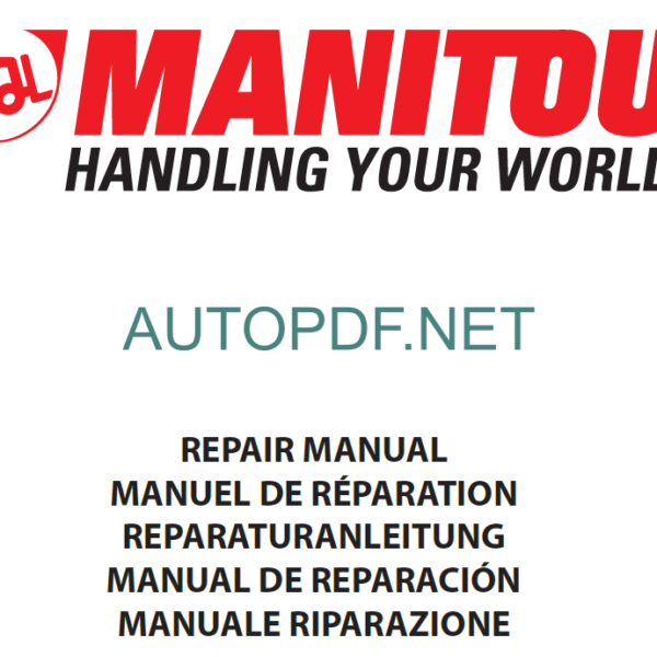 MRT 1850 PLUS REPAIR MANUAL