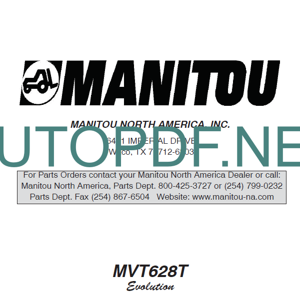 MVT 628T E3 TIER III PARTS MANUAL