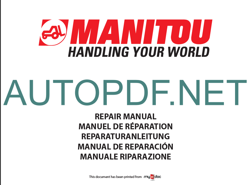 MVT 665 REPAIR MANUAL