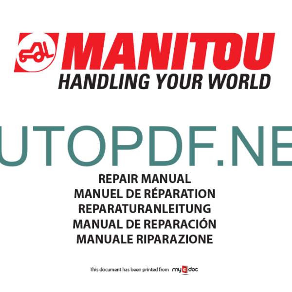 MLT 627 REPAIR MANUAL