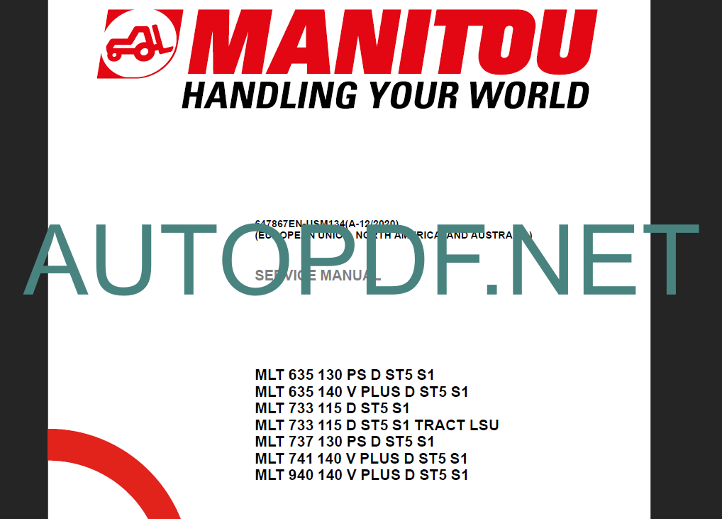 MLT 940 D ST5 S1 SERVICE MANUAL