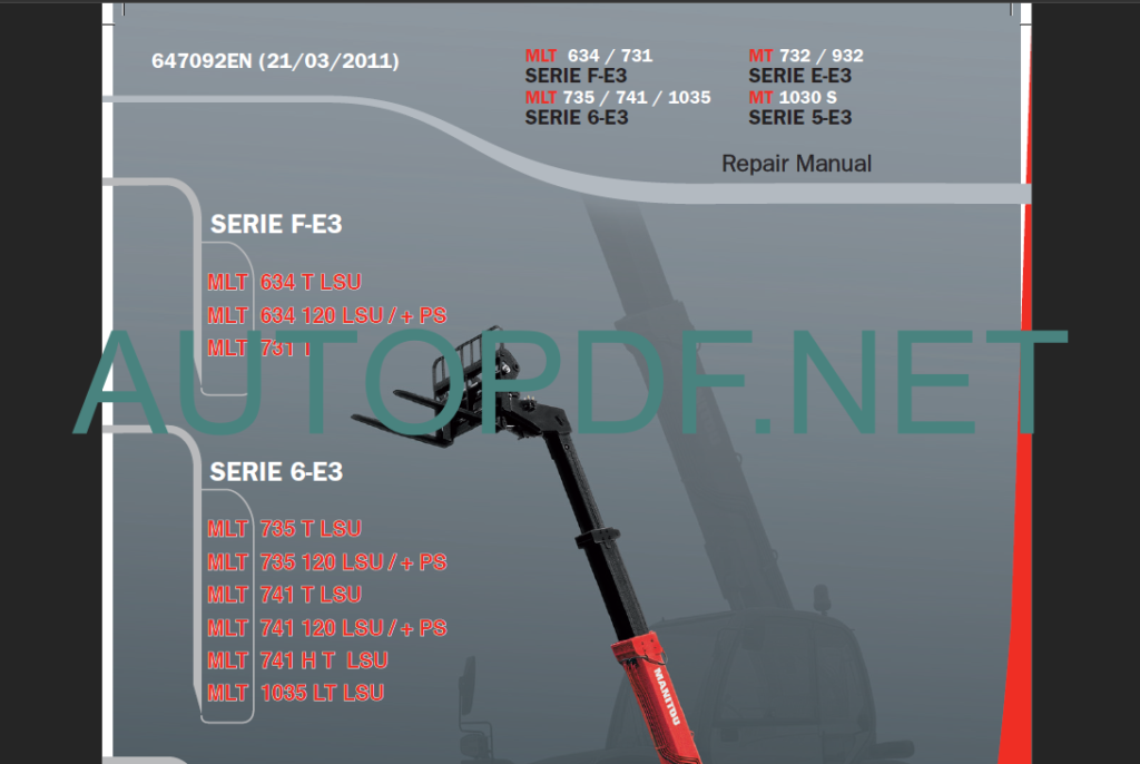 MLT 741 H T LSU Repair Manual