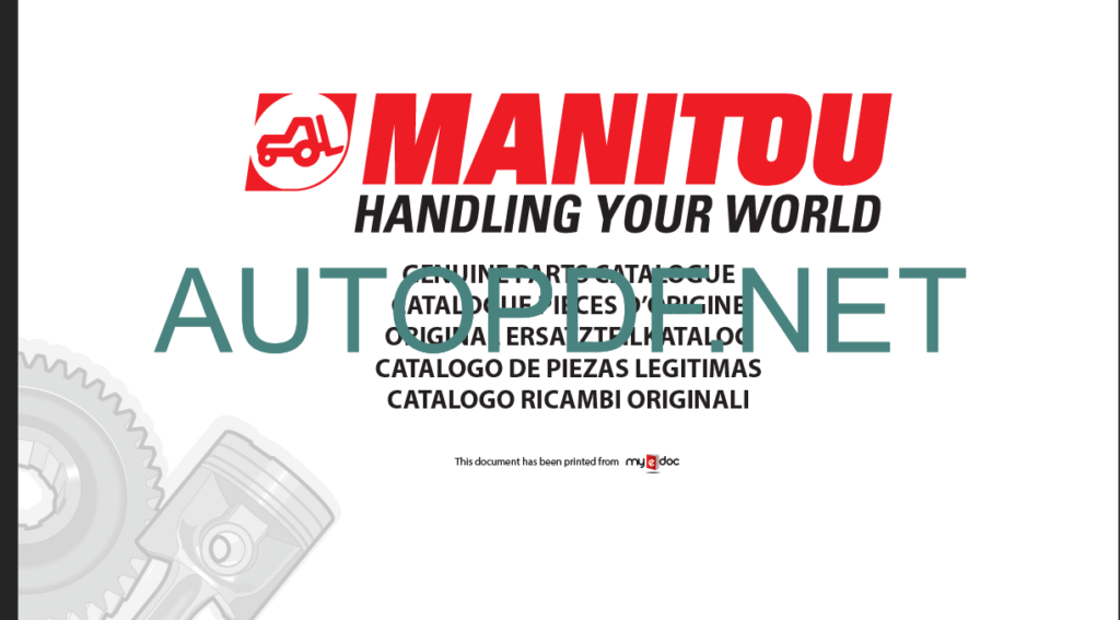 MLT 940 H Series 3 - E3 Repair Manual