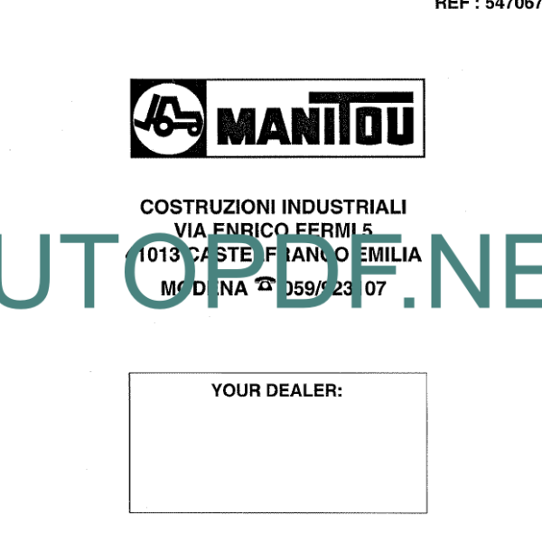 MVT 1340L PARTS MANUAL