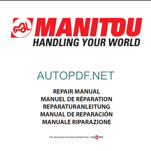 MLT 845 H TURBO LSU S3 - E3 REPAIR MANUAL