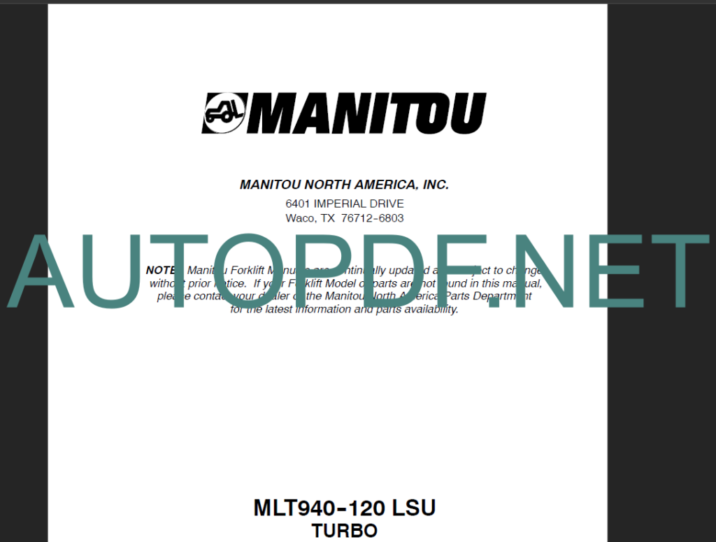 MLT 845 120 LSU S.3-E3 PARTS CATALOGUE