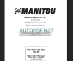 MLT 735 120 LSU S6-E3 Operator Manual