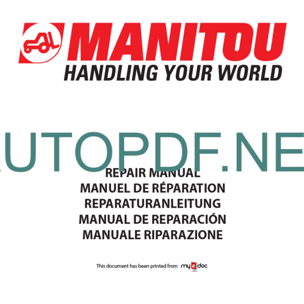 TMT 315 REPAIR MANUAL