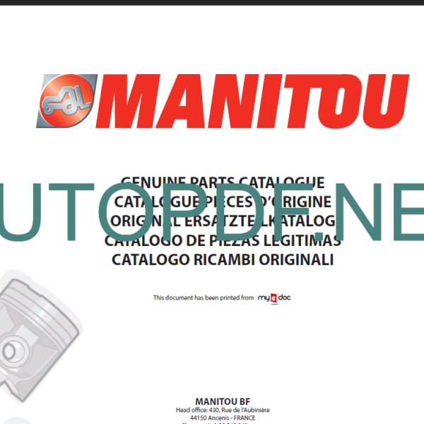 MT 1840 H-HA E3 Repair Manual