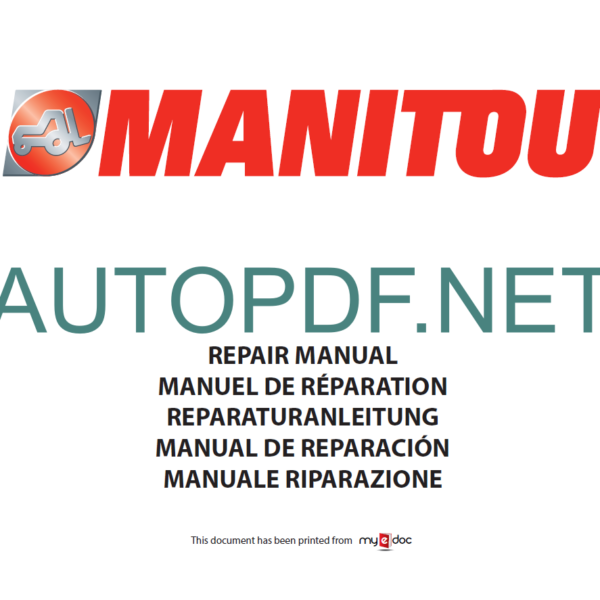 MT 732 100D ST3B S1 Repair Manual