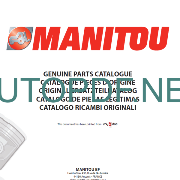MT 625 H T ST3B Parts Catalogue