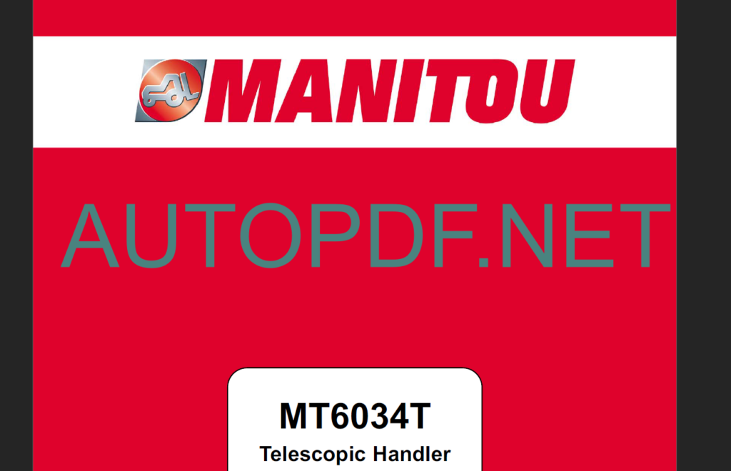 MT 6034T Operator Service Manual