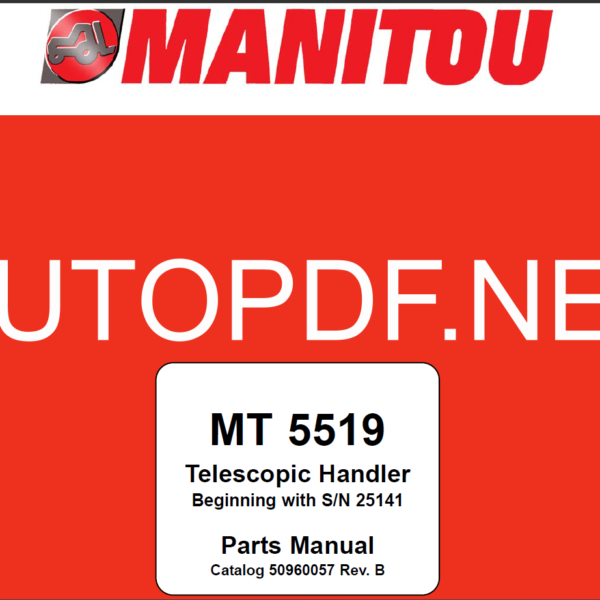 MT 5519 PARTS MANUAL