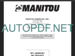 MT 6642XT Operator Manual