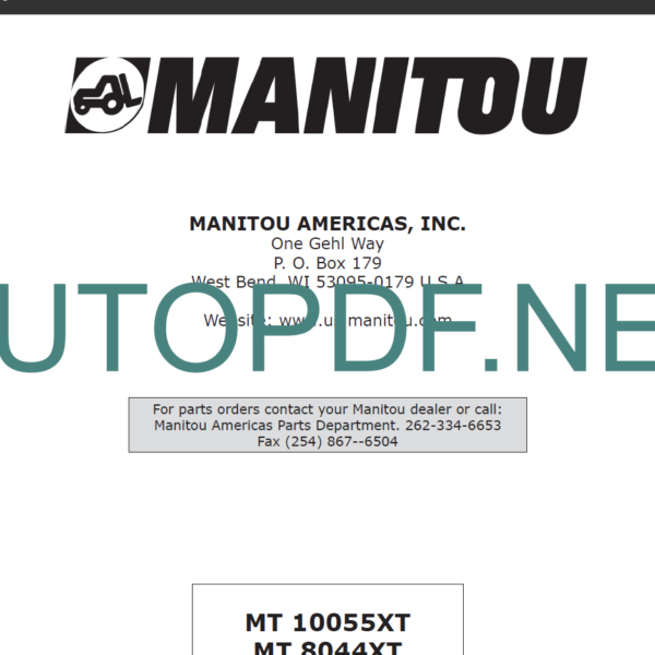 MT 6642XT Operator Manual