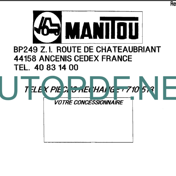 MLT 626 Repair Manual