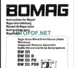 BW 213 DPDB Instruction FOR REPAIR