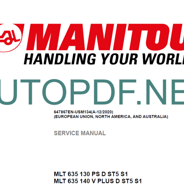 MLT 733 SERVICE MANUAL