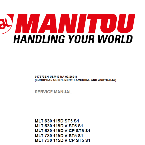 MLT 730 ST5 SERVICE MANUAL