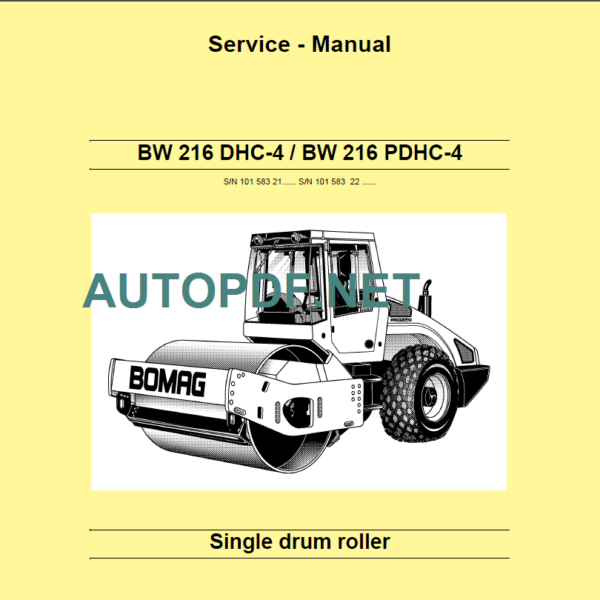 BW 216 P-DHC-4 Service Manual