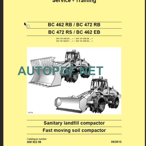 BC 462 RB EB Service Training