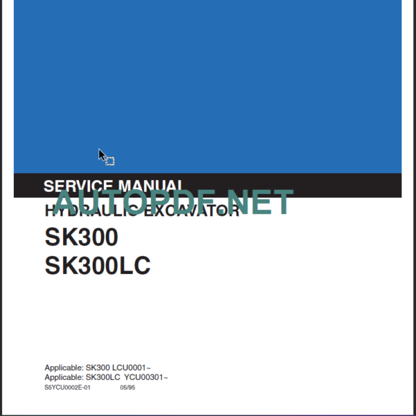 SK300-SK300LC SERVICE MANUAL