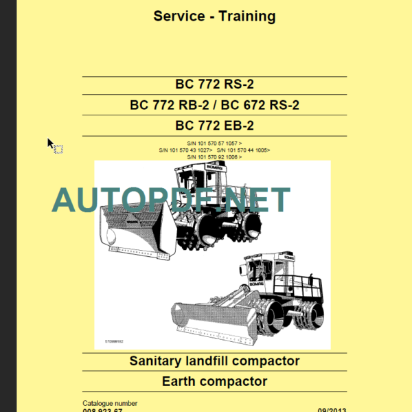 BC 772 RS RB EB-2 Service Training