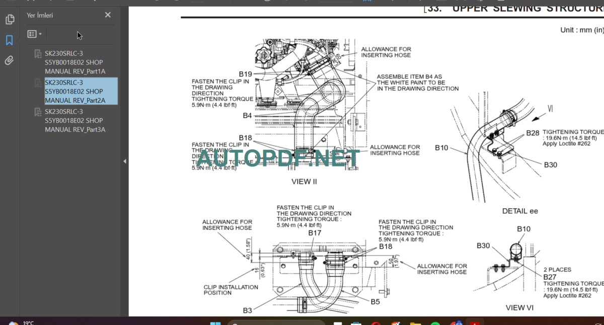 SK230SRLC-3 SHOP MANUAL