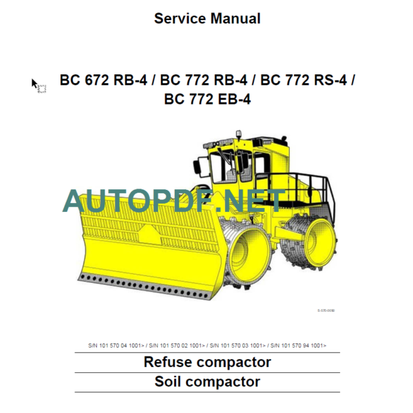 BC 772 RB-4 Service Manual