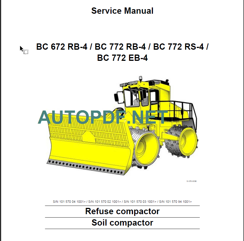 BC 772 RB-4 Service Manual