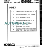 SK250LC-6E-SK250NLC-6E SHOP MANUAL