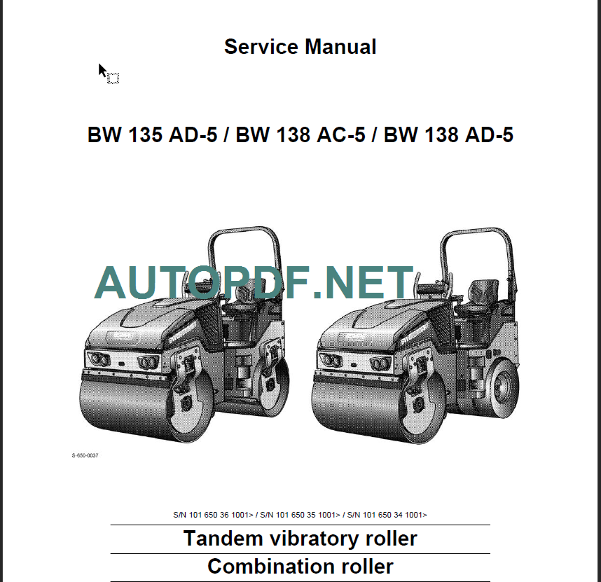 BW 138 AC-AD-5 Service Manual