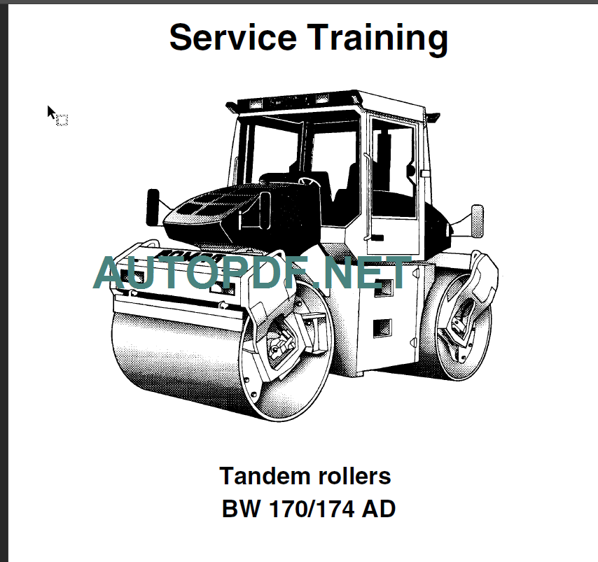 BW 170-174 AD SERVICE TRAINING