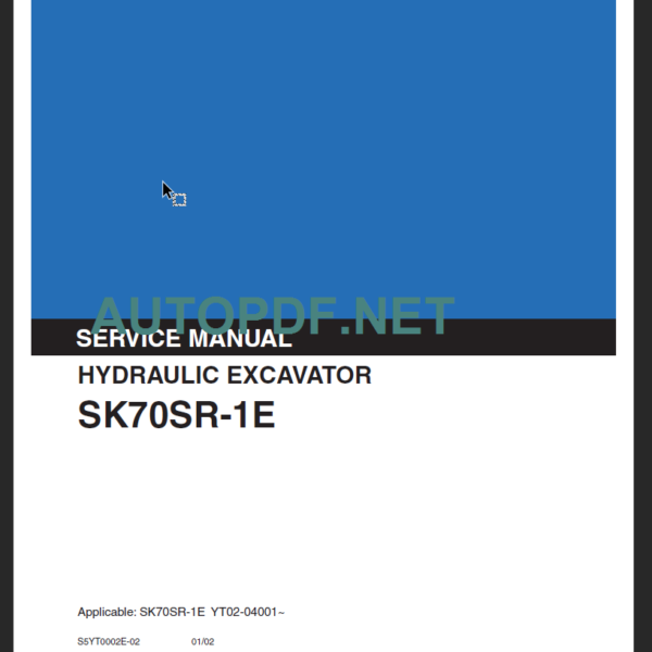 SK70SR-1E SERVICE MANUAL