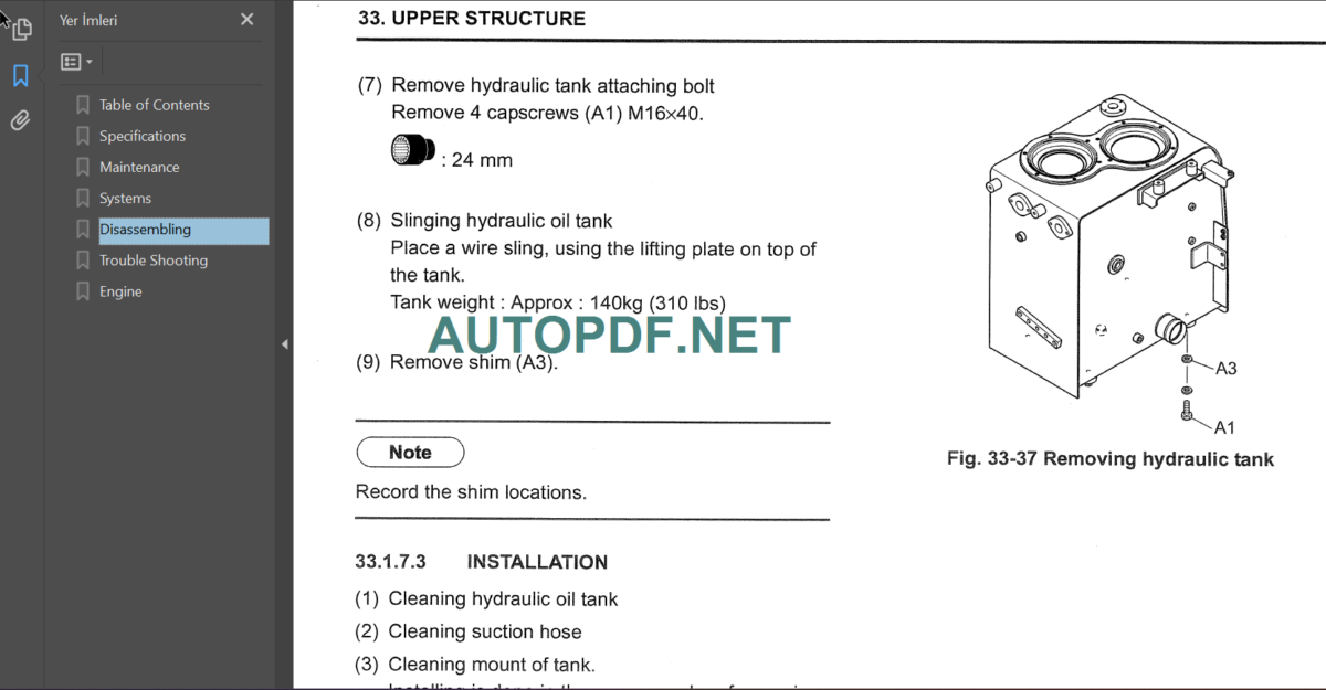 SK200-8 SHOP MANUAL