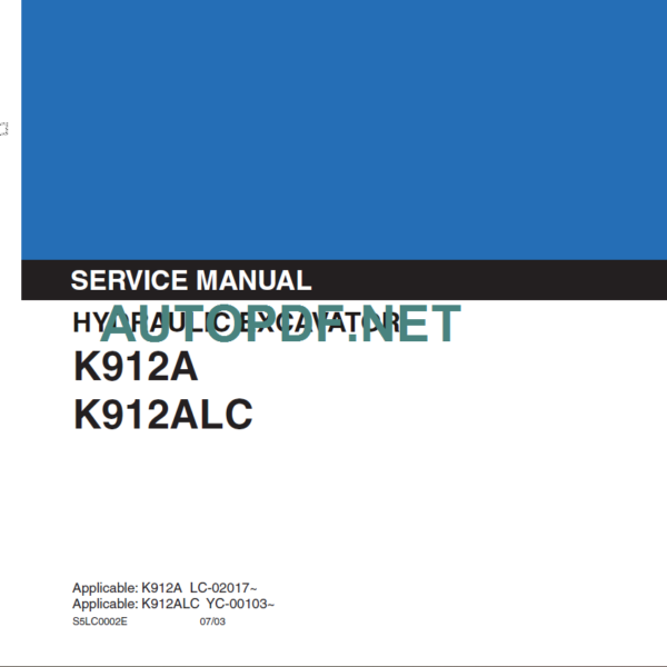 K912A-K912ALC SERVICE MANUAL