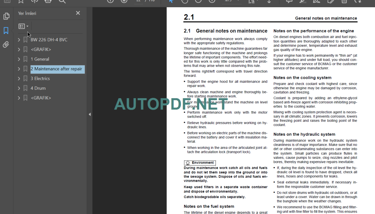 BW 217 PD-2 INSTRUCTION FOR REPAIR