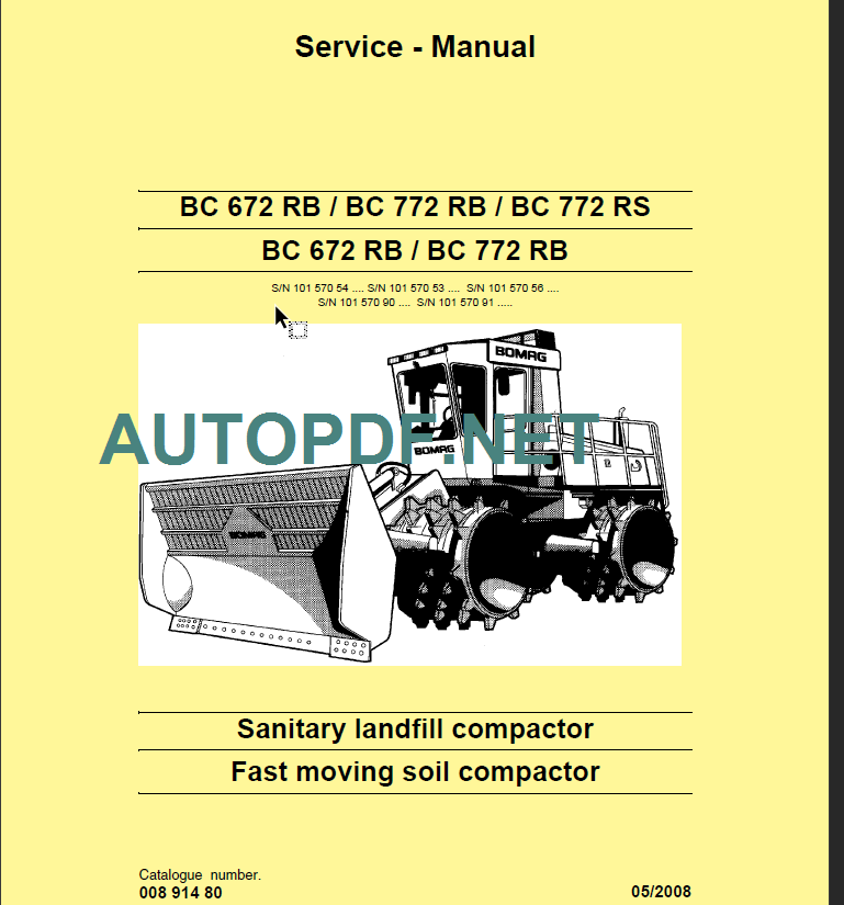 BC 672 RB Service Manual
