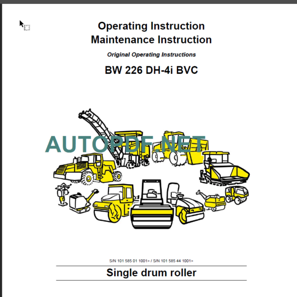 BW 226 DH-4i BVC Operating Maintenance Instruction