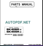 SK460-SK460LC PARTS MANUAL