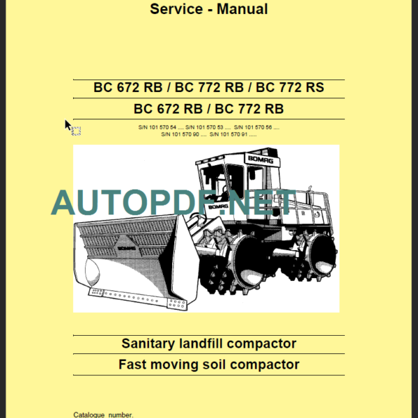 BC 772 RB RS Service Manual