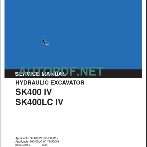 SK130LC-11 Shop Manual