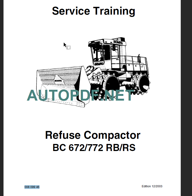 BC 672 772 RBRS Service Training