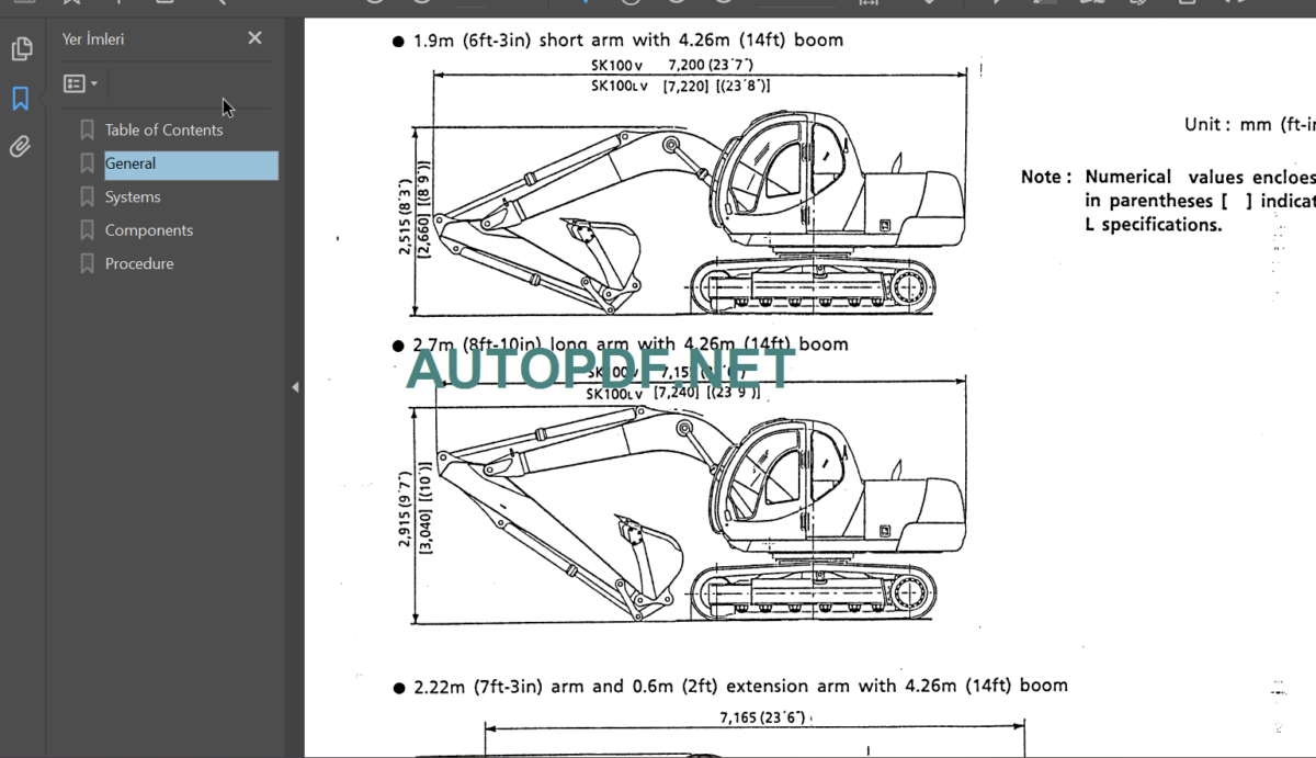 SK100 V-SK100 LV SERVICE MANUAL