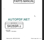 SK250LC-SK250NLC PARTS MANUAL