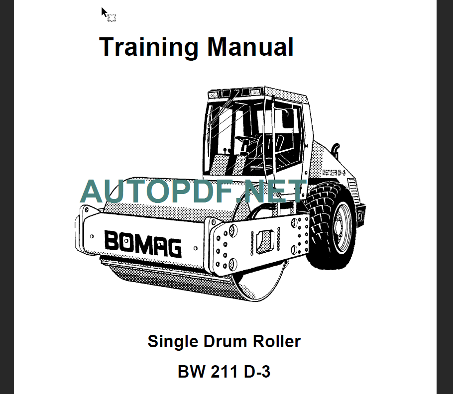 BW 211 D-3 Training Manual