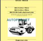 BW 213 DH-PDH-4 Service Manual