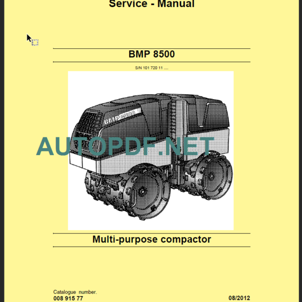 BMP 8500 Service Manual